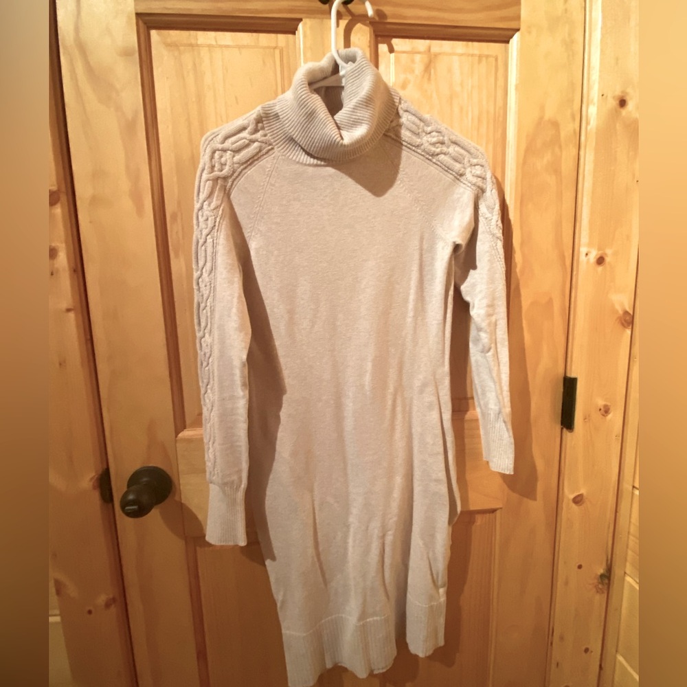 Cream Sweater Dress